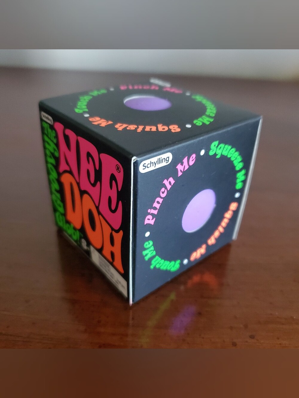 Schylling NEEDOH The Groovy Glob Classic, Squishy, Stress Ball, Purple New